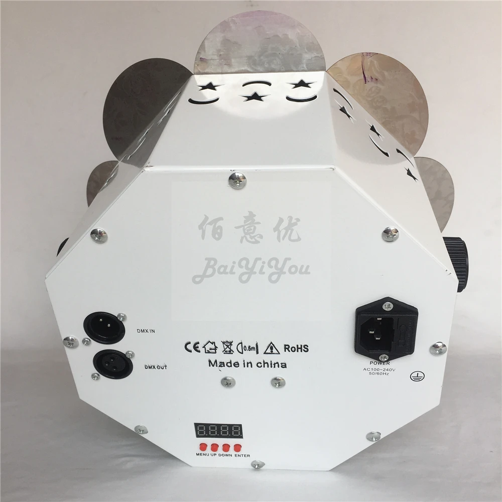 1xnew дизайн кВт освещения 60 W СВЕТОДИОДНЫЙ подсолнечника лазерный свет мини DJ диско РГБ красочные светодиодные светильники Светодиодный лазерный свет