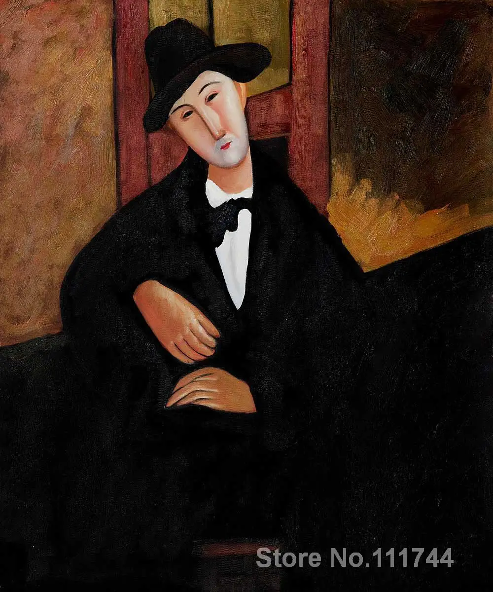 

Художественный холст Портрет Марио Varvogli от Amedeo Modigliani картины высокого качества ручной работы