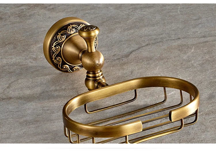 Бесплатная доставка роскошная медная мыльница с иннастенной античной мыльницей