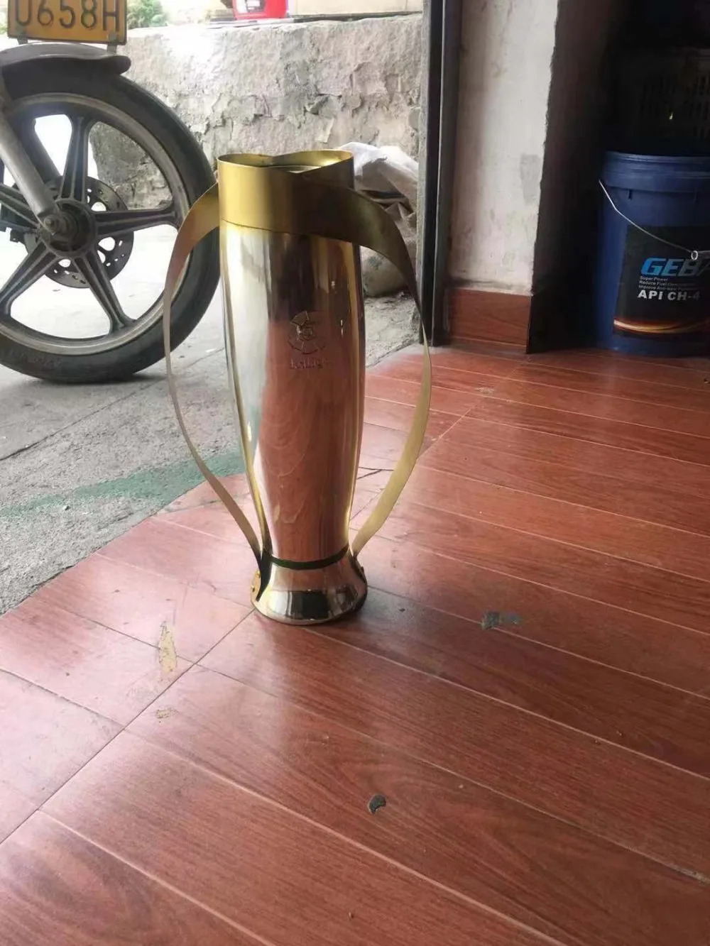 Spain Spanish FootballLeague La Liga trophy 1:1 SIZE Real Life size Replica Trophy 46CM EURO Cup soccer Europa league | Спорт и