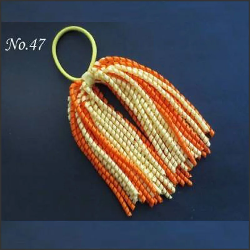30 pcs korker Ponytail various color streamers hair bows with elastic corker Curly ribbon clip | Аксессуары для одежды