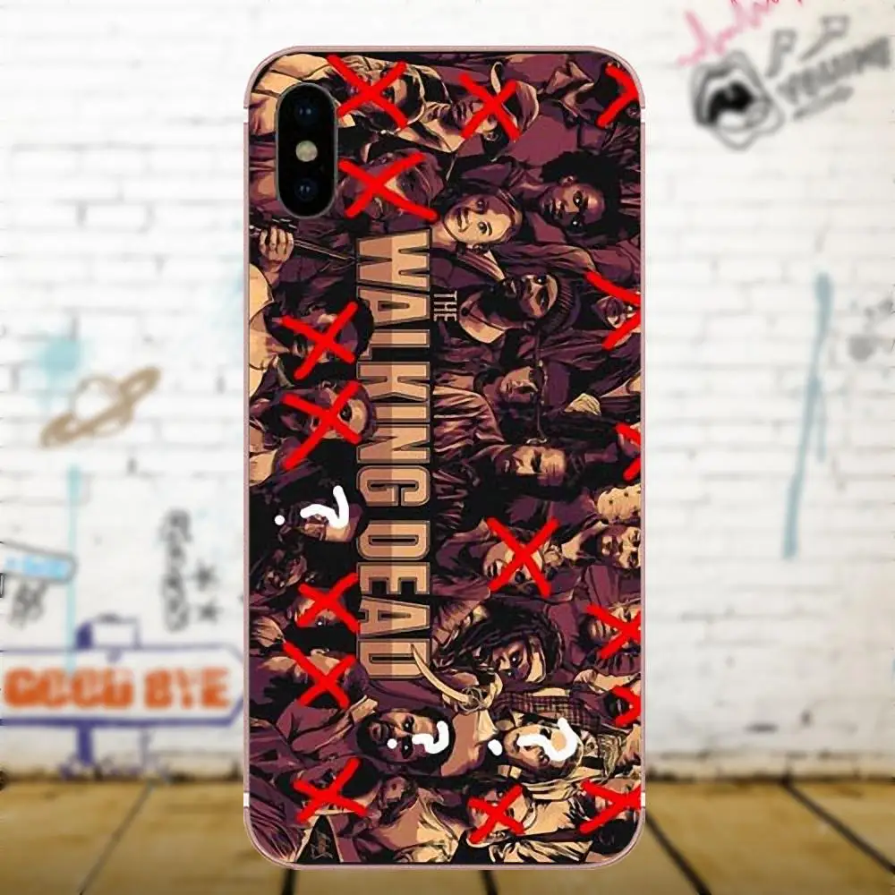 Ходячие мертвецы команды Negan Camiseta для Apple iPhone X 4 4S 5 5C 5S SE 6 6S 7 8 Plus LG G3 G4 G5 G6 K4 K7 K8 K10 V10 V20