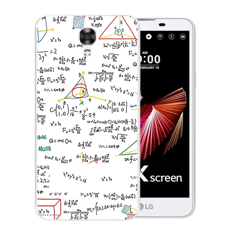 Мягкие чехлы из ТПУ для LG X Screen/X View K500N K500DS с красочным рисунком мягкая силиконовая