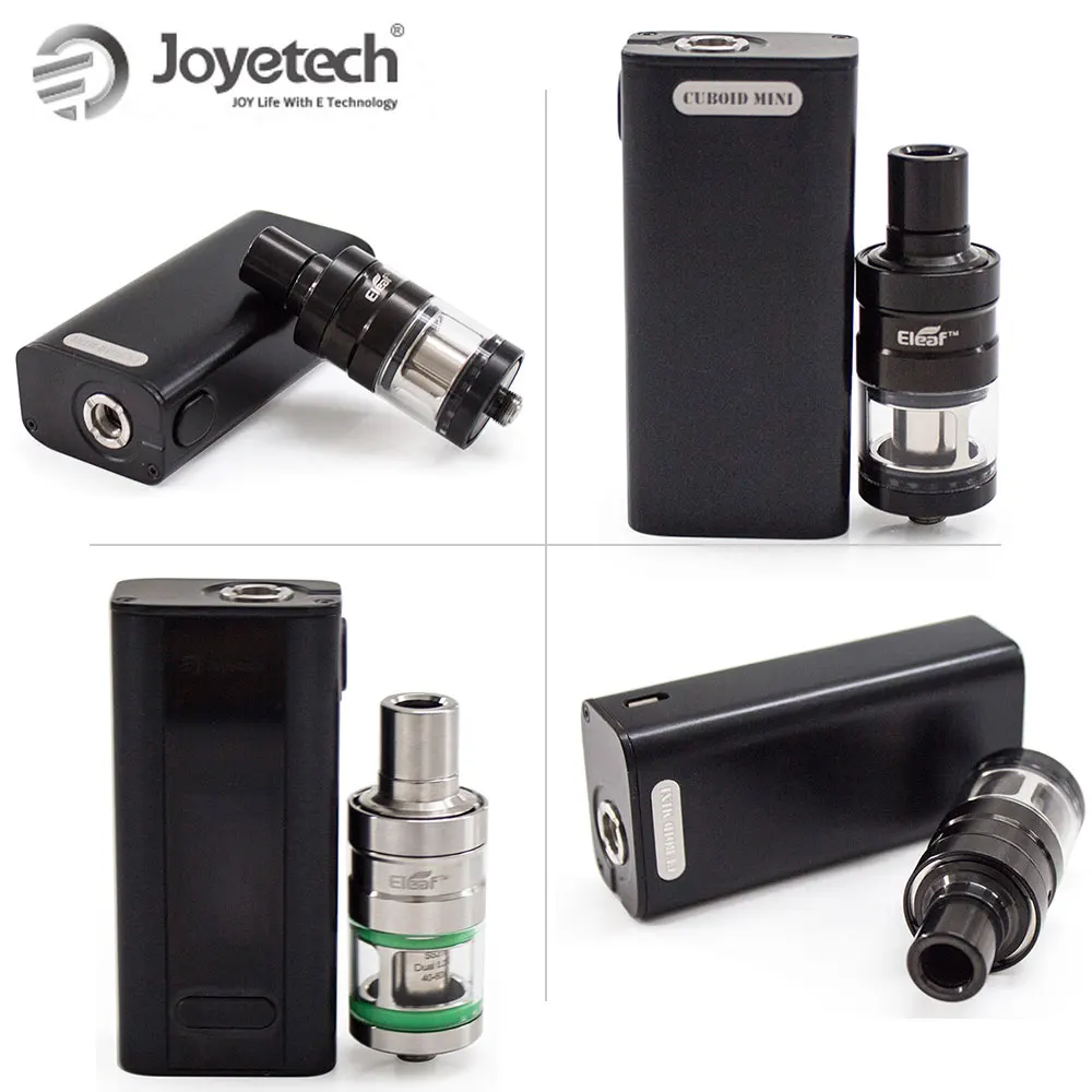 Original Joyetech Cuboid Mini Mod+Lyche Tank Full Kit 80W Built in 2400mAh Battery +Dual Head Electronic Cigarette VS x-priv kit |