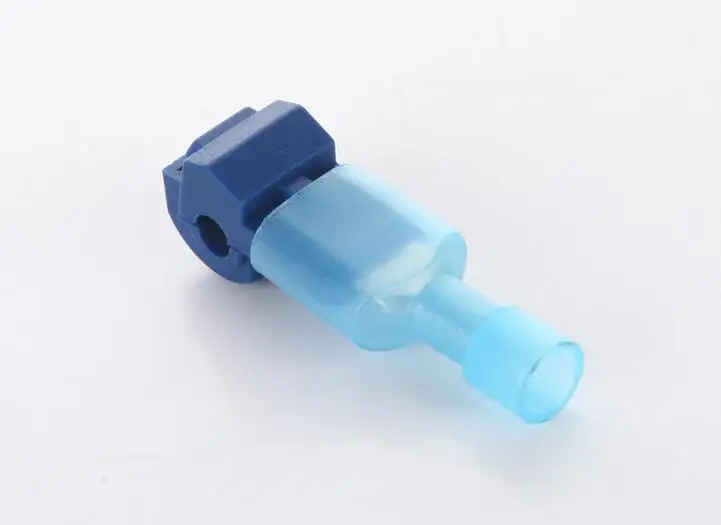 

50pcs Blue Quick Splice Wire Terminal And Female Spade Connector Set