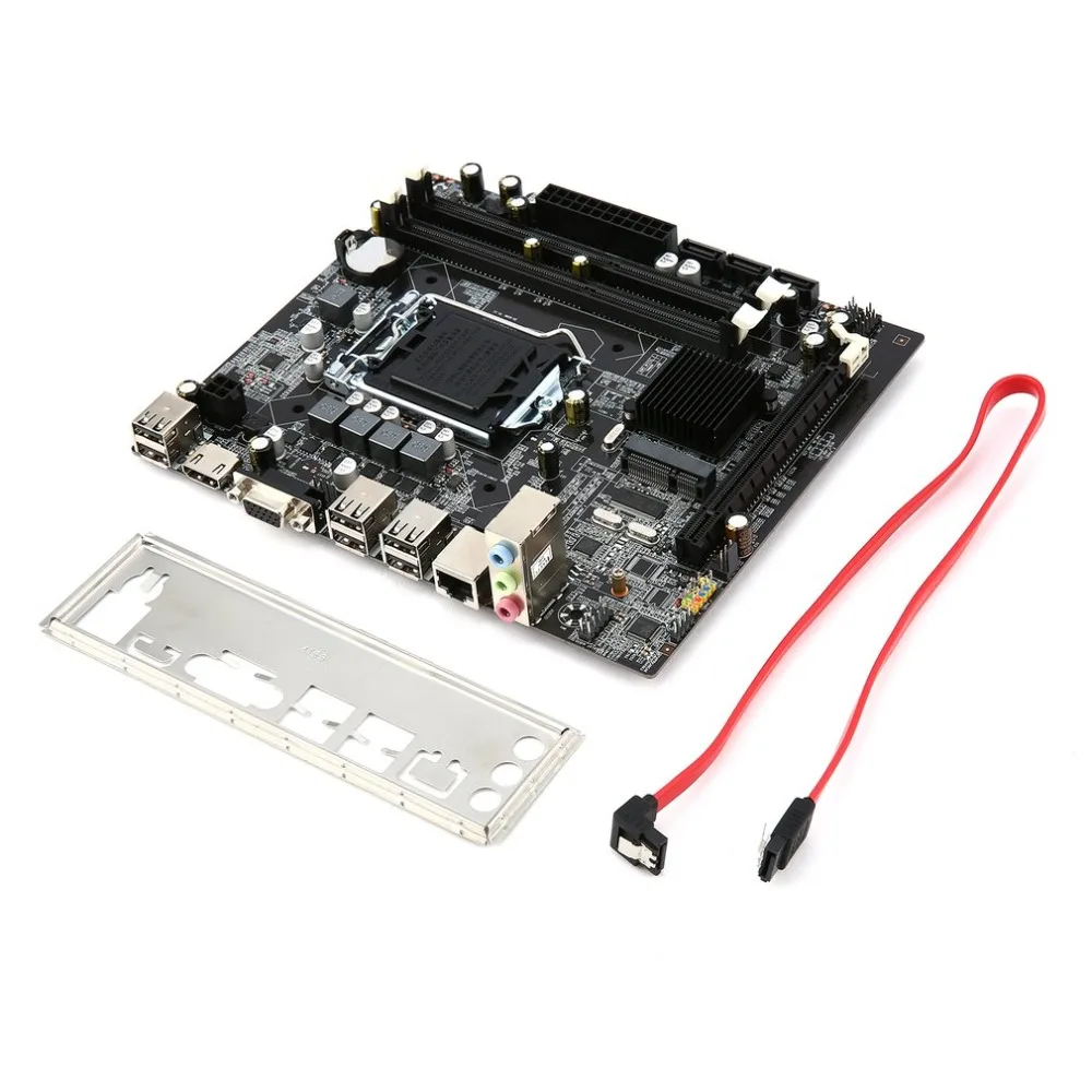 Материнская плата компьютера для Intel H55 разъем HDMI LGA 1156 Pin двухканальная материнская плата DDR3 с экраном ввода/вывода
