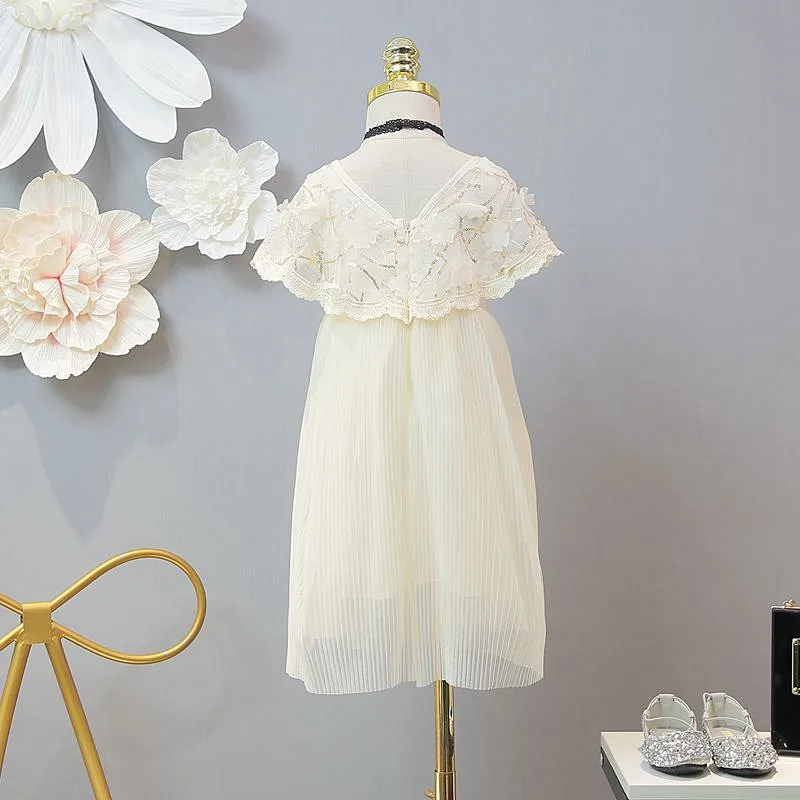 Детская одежда 2019 г. Раннее лето новое платье для девочек с оборками и пайетками