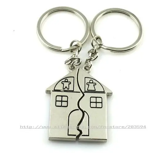

Hot sale 12 pairs/lot Alloy Key chain/Key ring holder/Key ring