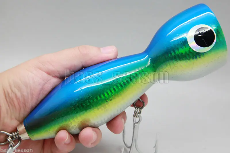 Новинка 2019 большая игра 155g 7 "Морская приманка GT Popper TopWater Surface рыболовная Woodbody |