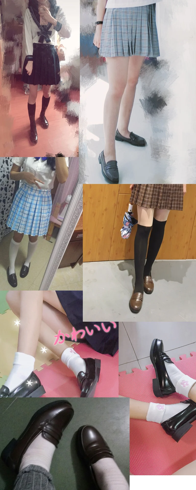 Обувь для костюмированной вечеринки в стиле аниме «Love Live»; обувь Nico Yazawa JK; универсальная женская обувь в японском стиле; обувь из мягкой кожи на низком каблуке для школьников