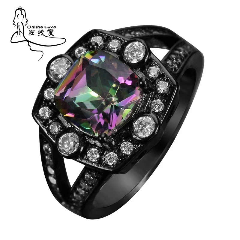 Кольцо женское Винтажное с фианитом изящное свадебное Ювелирное Украшение