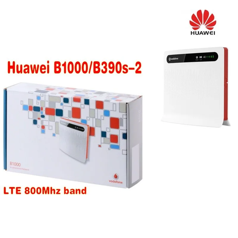 Беспроводной роутер VODAFONE LTE B1000/HUAWEI B390S 2 WLAN + 4x LAN антенны 4g|wireless router|router wirelesshuawei
