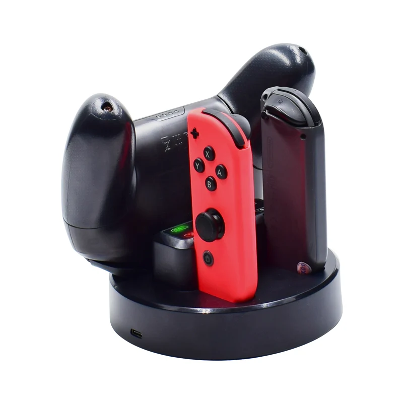 Зарядная док-станция для nintendo Switch, подставка для зарядного устройства, пульт дистанционного управления, джойстик, геймпад, зарядное устройство, контроллер Pro