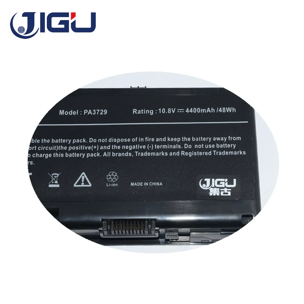JIGU Аккумулятор для ноутбука Toshiba PA3729U 1BRS PA3730U PABAS207 1BAS Dynabook Qosmio GXW/70LW X505 Q8100X|battery for