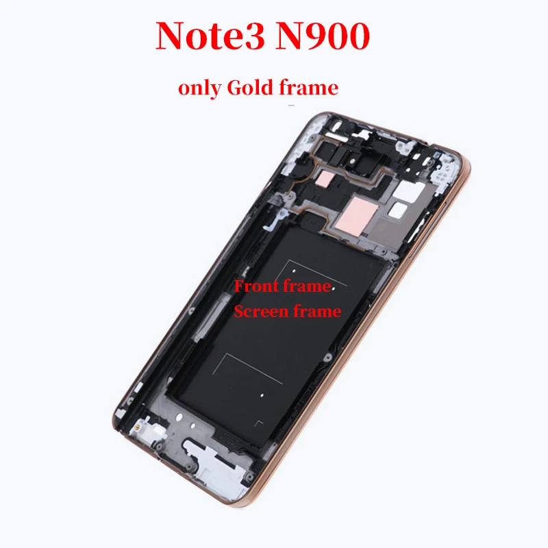 Для samsung Galaxy Note 3 N9005 N900 оригинальная задняя средняя рамка Корпус задняя крышка с объективом камеры стекло Note3