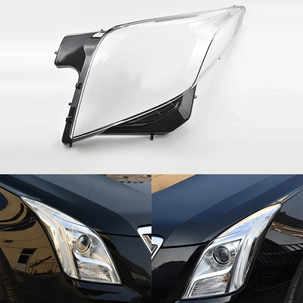 Для Cadillac xts 2013 фары автомобиля фары прозрачные линзы автомобильный брелок крышка
