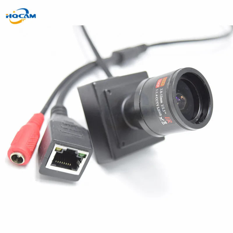 Мини IP камера HQCAM 1080P ONVIF 2 8 12 мм ручной варифокальный зум объектив P2P Plug and Play с