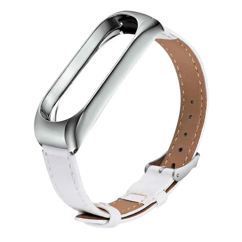 Цветной ремешок из натуральной кожи Pulsera Correa mi band 3 для Xiaomi mi Band 3 mi 3 Smart Bracelet спортивные наручные часы аксессуары