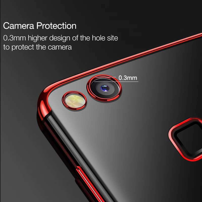 Ударопрочный чехол для телефона HuaWei P10 P10Lite P10Plus бампер задняя крышка прозрачное