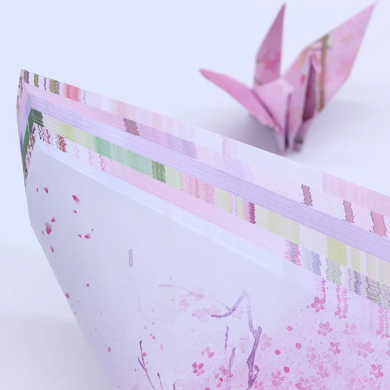 72Pcs Craft Paper Scrapbooking Stamping Handmade Paper Lovers Birthday Origami 145x145mm Double Sided Printing Kraft Papers