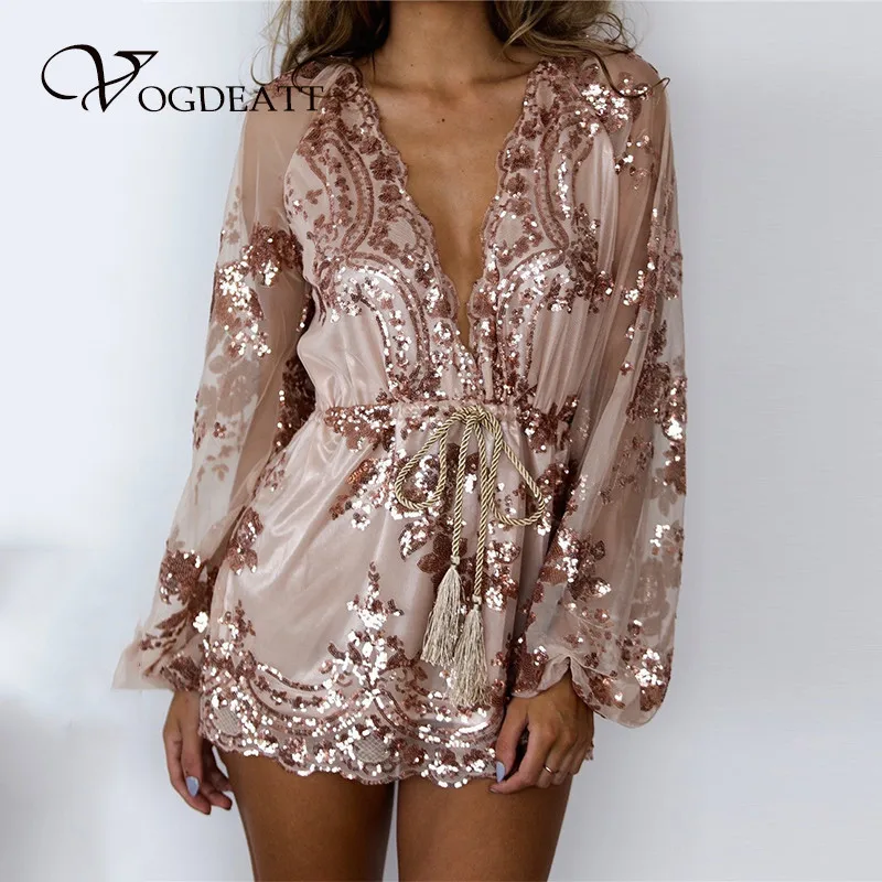 Женский сетчатый комбинезон с бахромой короткий пляжный клубный длинными