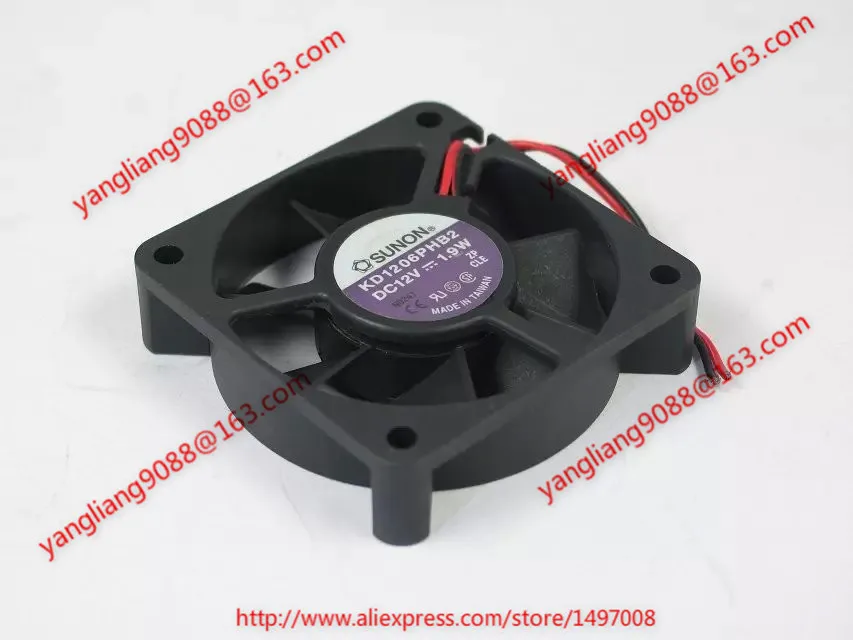 Вентилятор охлаждения сервера SUNON KD1206PHB2 60x60x15 мм DC 12 В 1,9 Вт