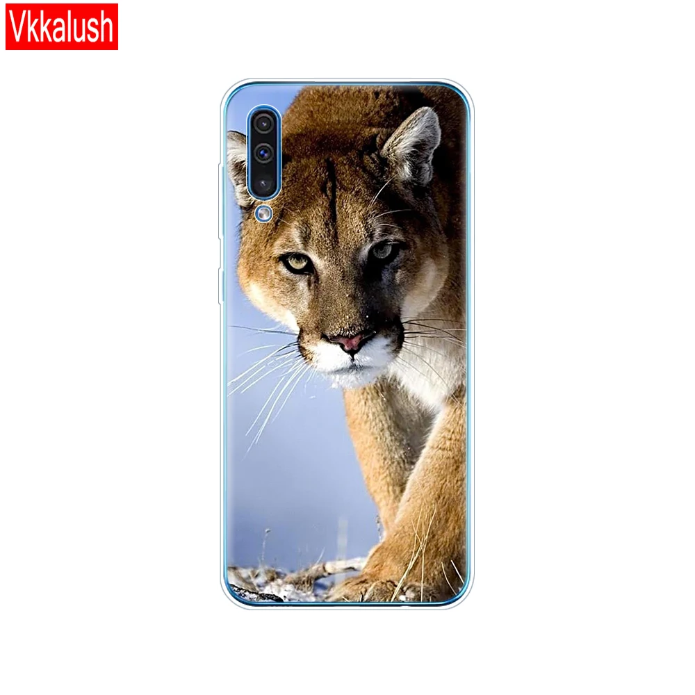 80129 Чехол для samsung Galaxy A50 Чехол Мягкий силиконовый чехол для телефона samsung A50 A505 A505F SM-A505F 6," прозрачный чехол - Цвет: 80129