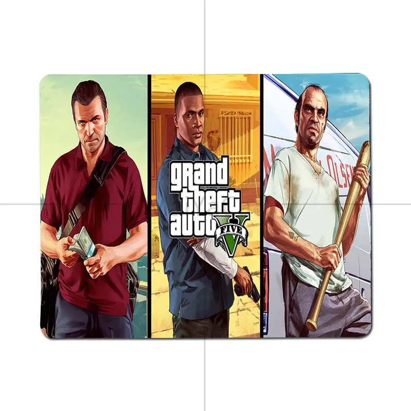 MaiYaCa игровой коврик для мыши с рисунком из GTA 5 Тревор Франклин Майкл сделай сам