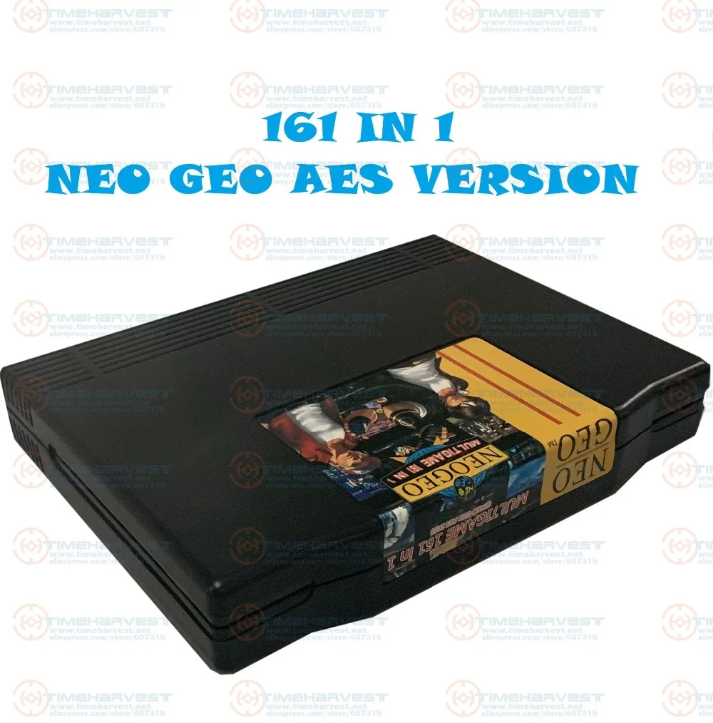 Новое поступление аркадная кассета 161 в 1 NEO GEO AES мультиигры картридж NeoGeo 161 в 1 AES версия для семьи AES игровая консоль