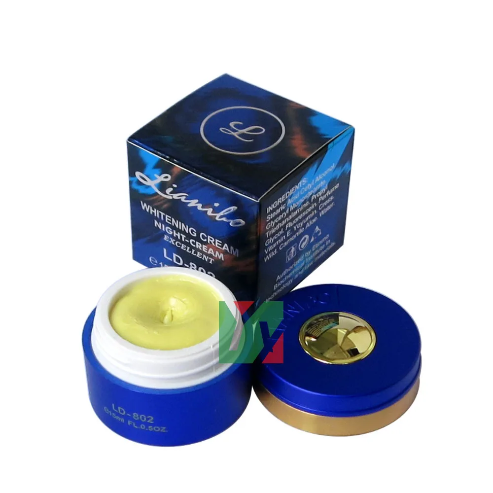 Отбеливающий дневной и ночной крем Lianibo для ухода за кожей лица 15 мл./шт. 2 шт. в