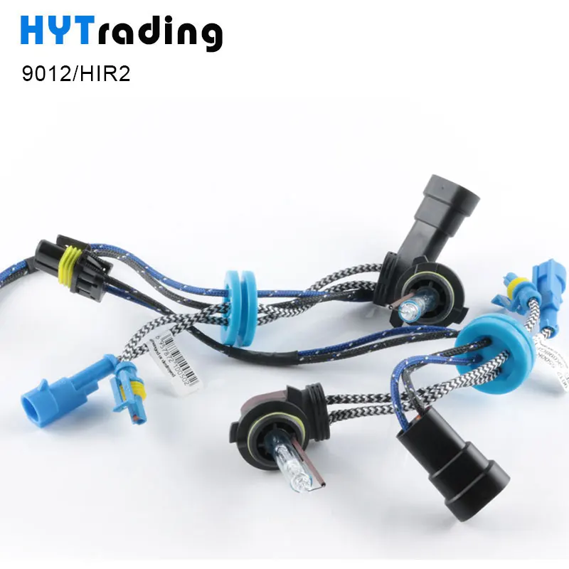 2 шт. HID ксеноновая лампа 35 Вт 3000 K 4300 6000 8000 9012/HIR2 12 V сменный комплект Автомобильные