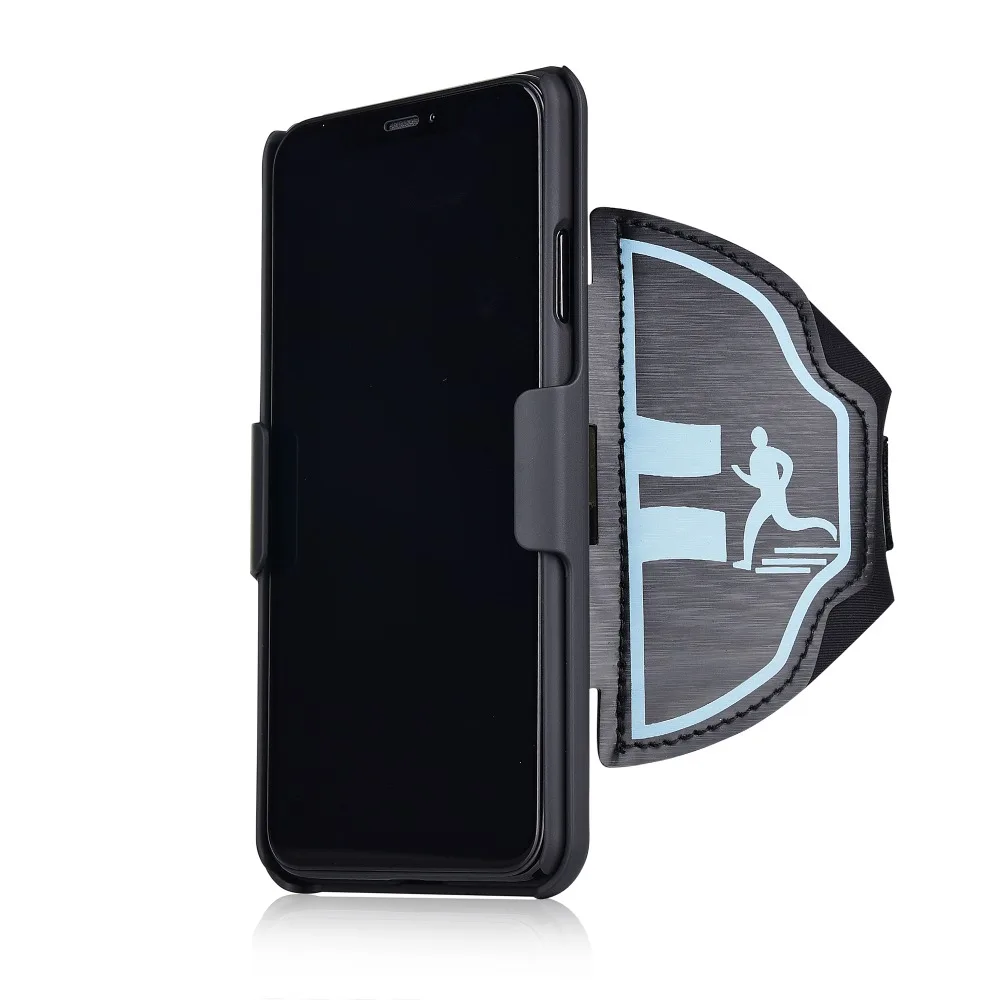 For XS MAX arm case sports phone cases iPhone X XR cover Gym Running Exercise Phone Holder Pouch STAND arm-band |