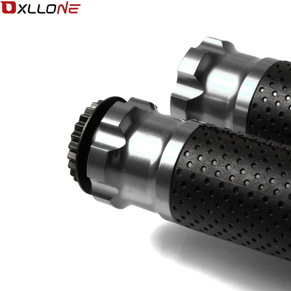 Алюминиевые ручки для мотоцикла Yamaha R1 R6 R7 FZ1 FZ6 MT01 Aprilia RSV 1000 Triumph Daytona 675 7/8 дюйма 22