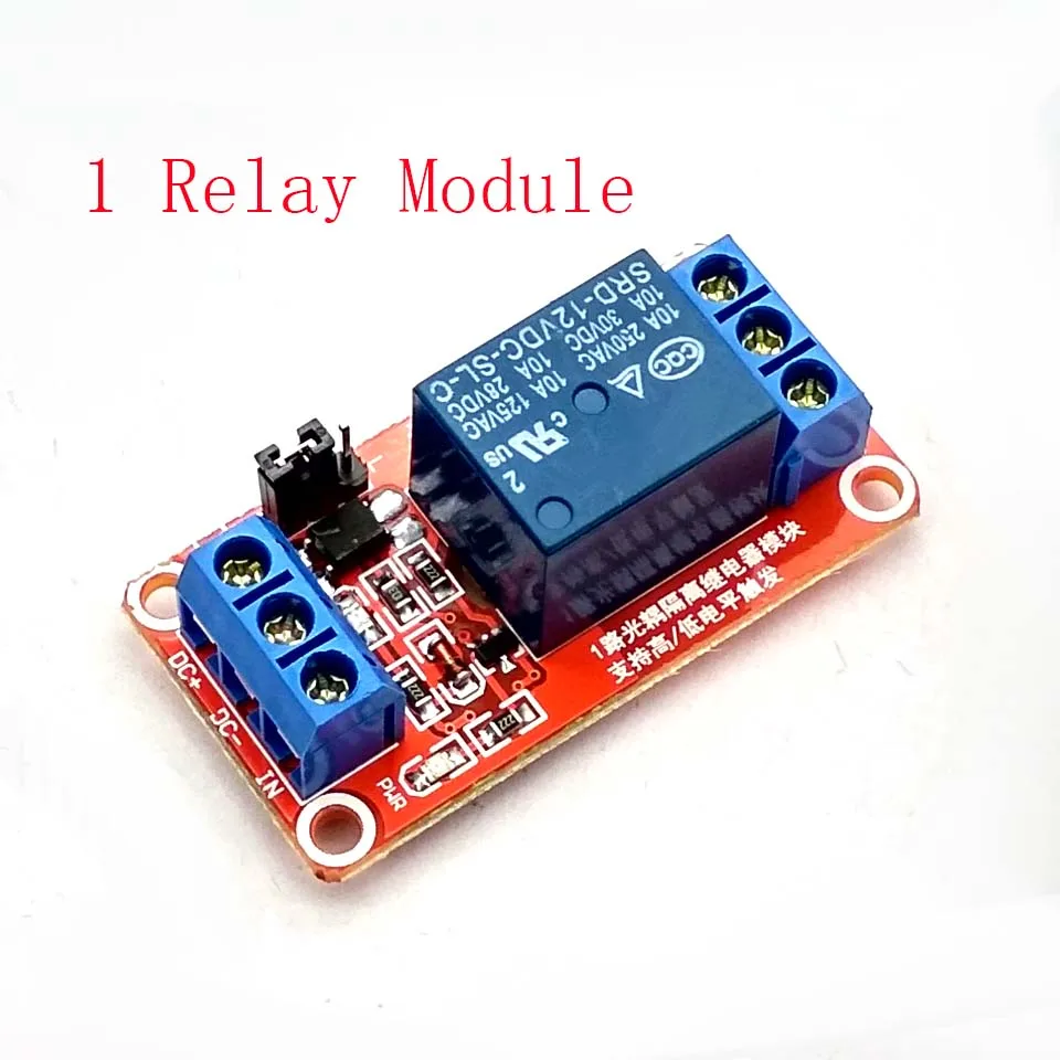 Один 1-канальный релейный модуль щит с опора для оптопары высокий и низкий