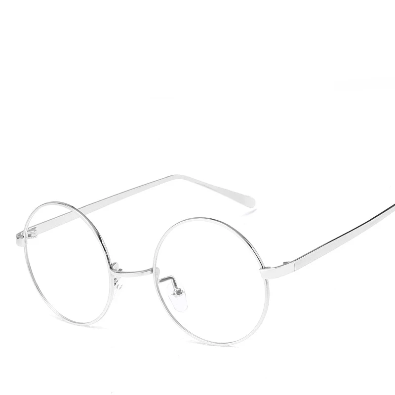 2019 круглые очки женские черные золотые серебряные металлические оправы мужские