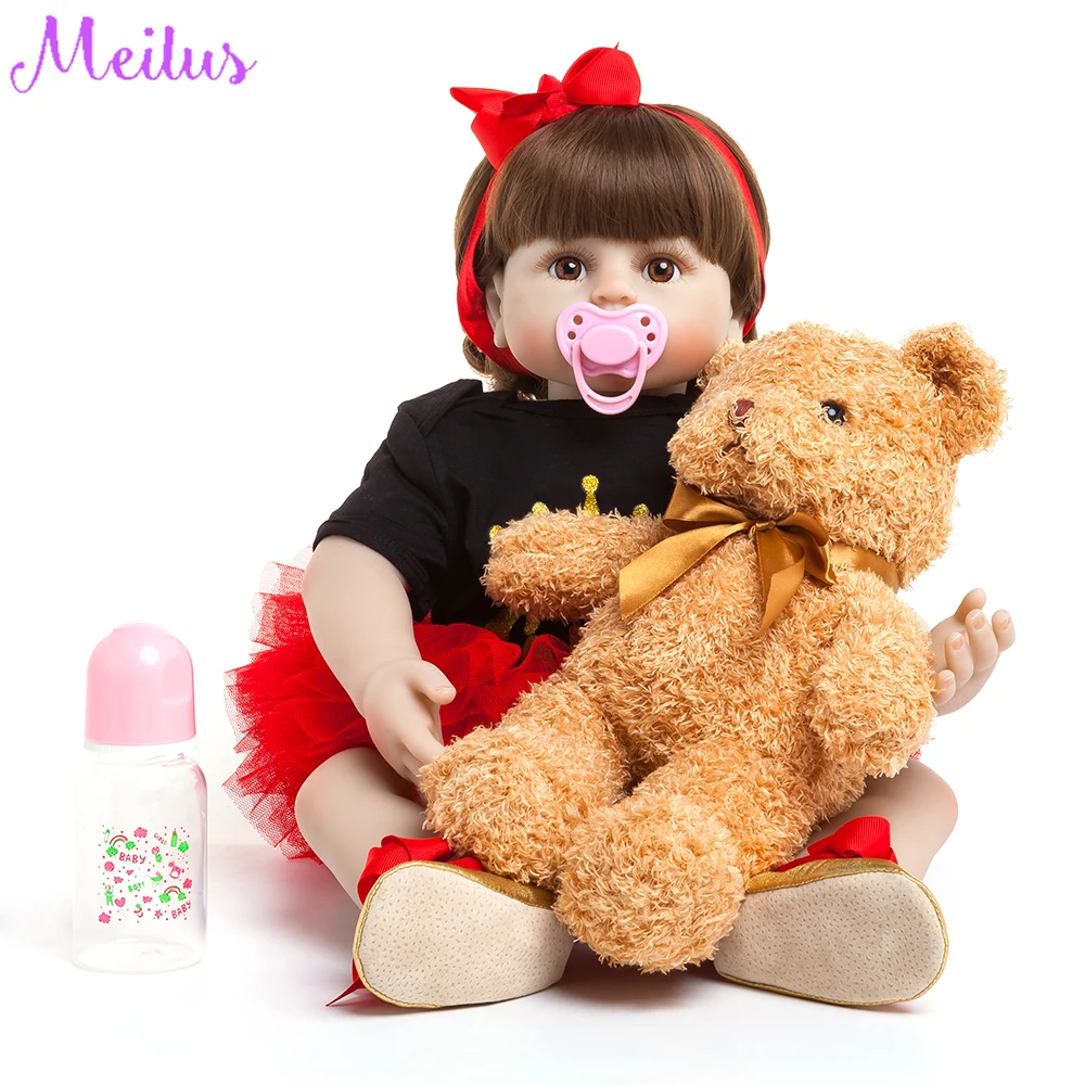 60 см силиконовые виниловые игрушки Reborn Baby Doll для девочек принцесса малыш живые
