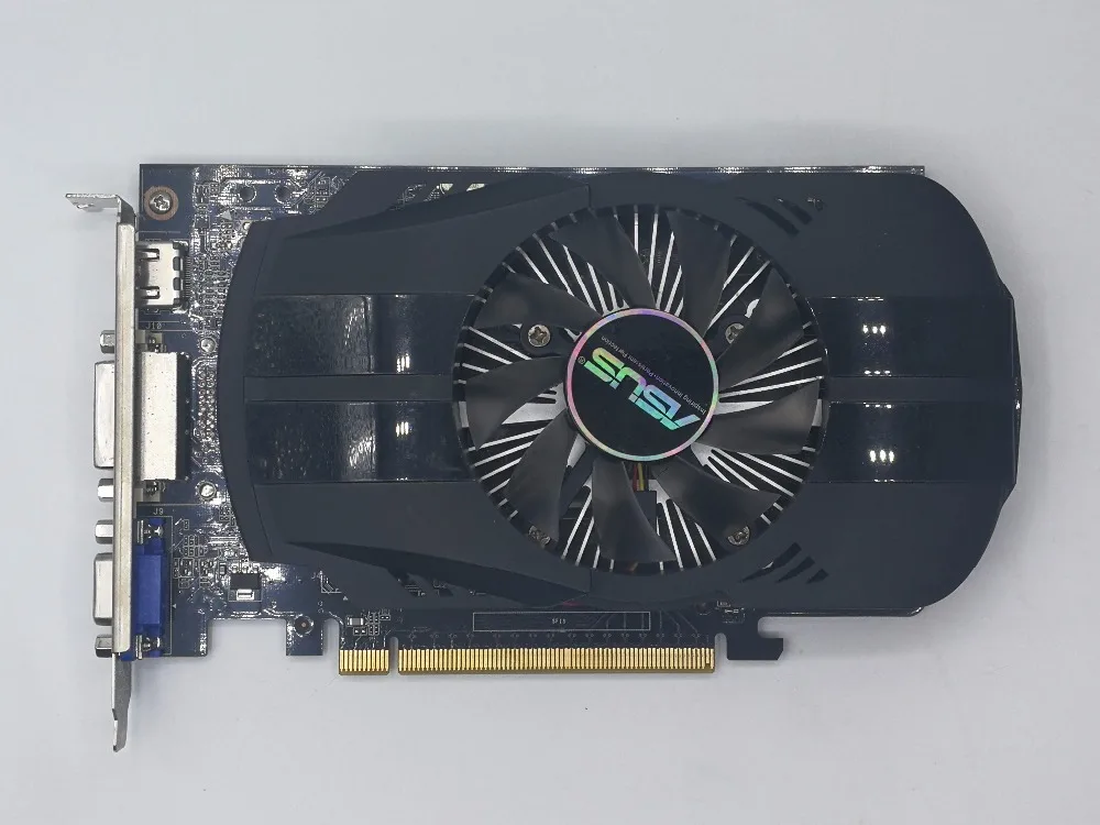 Б/у 2 шт./лот ASUS GTX 750 1G GDDR5 128bit HD Графическая карта 100% Протестировано