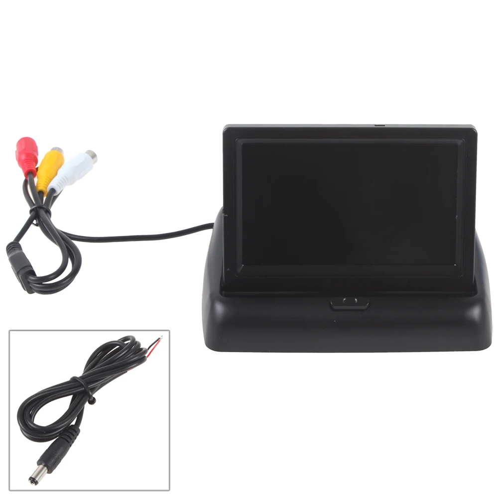 12 В/24 В 4 3 дюймов HD 480H x 272V разрешение 2 канальный видеовход TFT LCD Автомобильный
