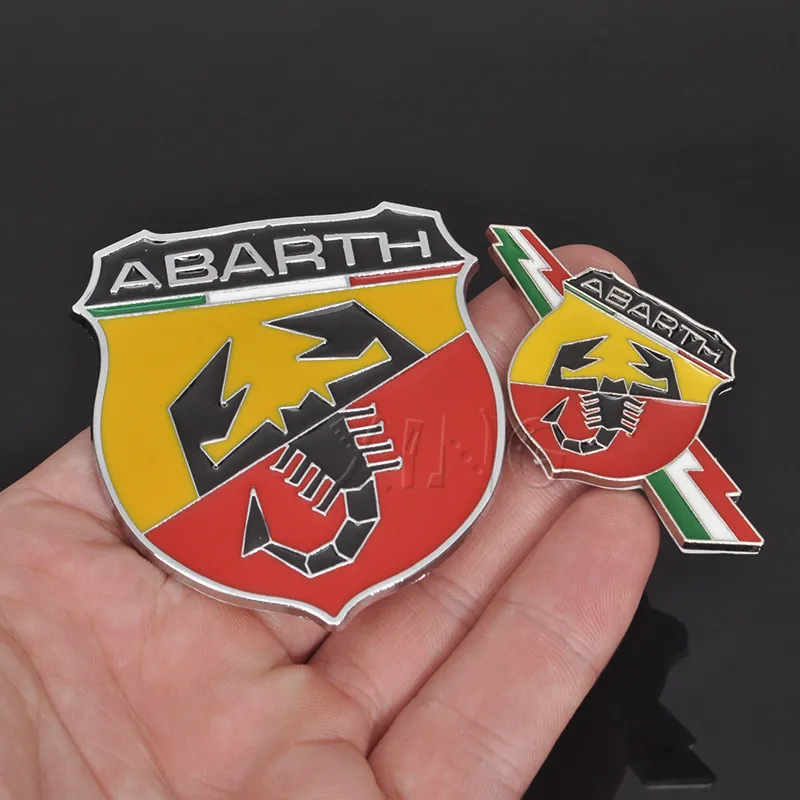 3d наклейка на автомобильное боковое крыло для Fiat Abarth 500 124 125 Punto Bravo Scorpion