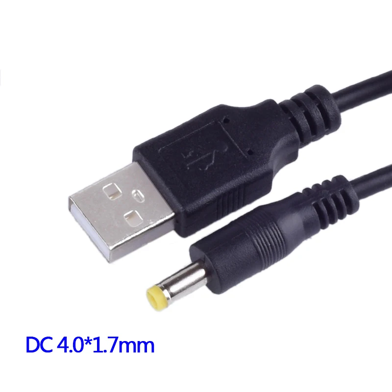 Штепсельная Вилка постоянного тока с USB папа на 4 0*1 7 мм/DC 4017 зарядный кабель
