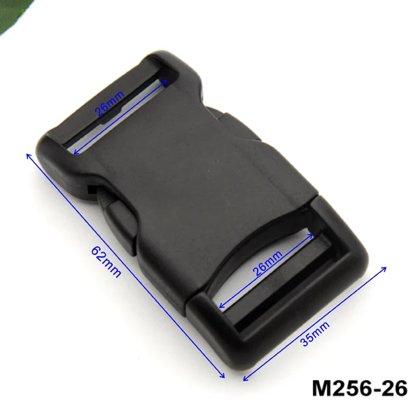 Оптовая продажа Бесплатная доставка 25 шт. KAM M256 26mm пластиковые пряжки POM рюкзак