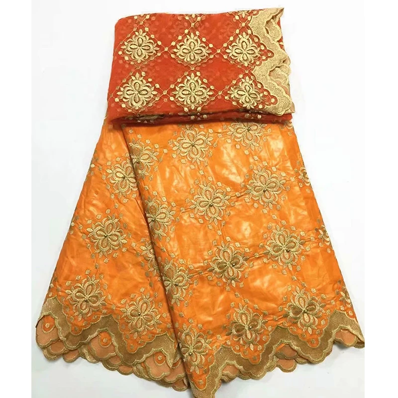 white jacquard brocade fabric africain bazin riche getzner 2018 cotton with beads 7yards/lot | Дом и сад