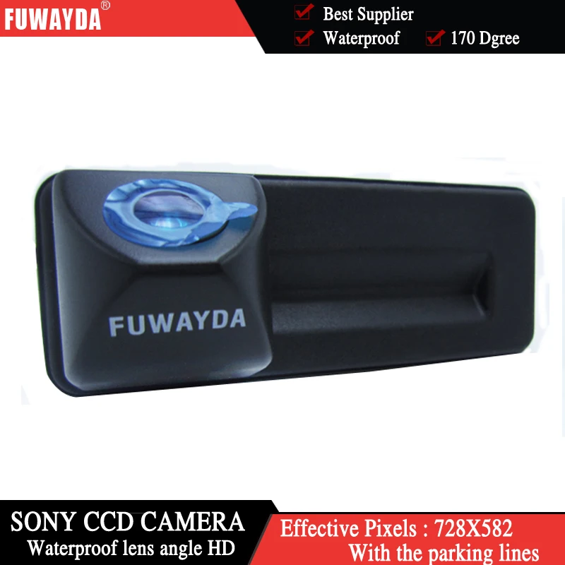 Камера заднего вида FUWAYDA для sony ccd skoda octavia fabia audi A1|trunk handle|rear view camerarear camera |