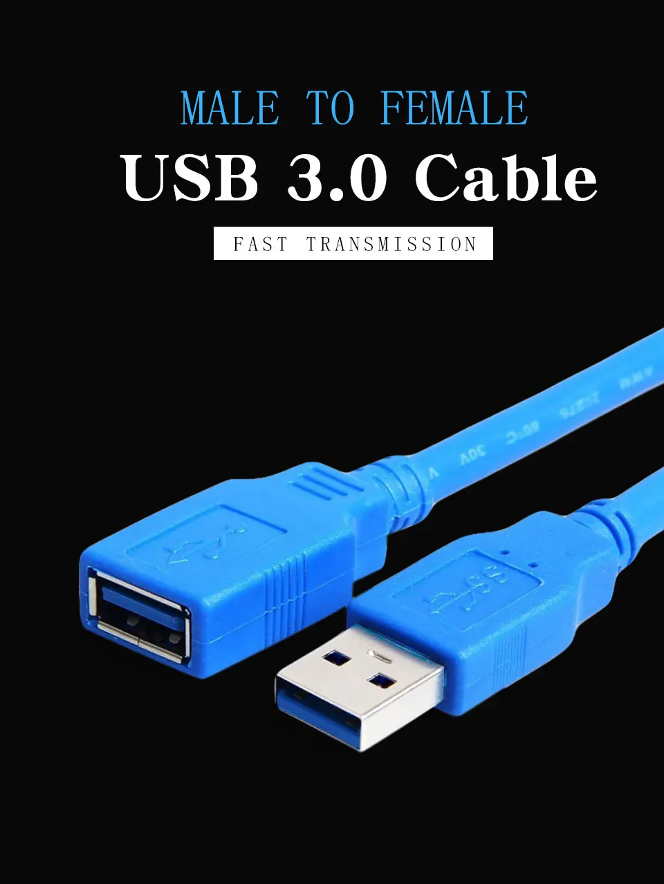 1 м, 1,5 м, 3 м, 3,0 Высокоскоростной USB кабель-удлинитель для передачи данных «Папа-мама», кабель-удлинитель для зарядки для ноутбука, компьютера, жесткого диска