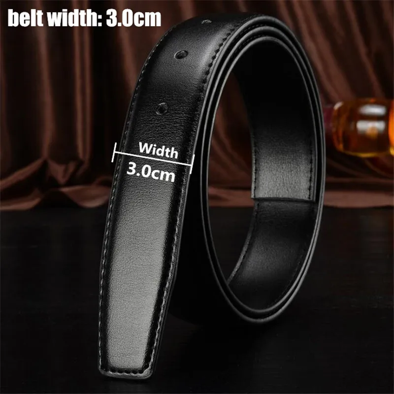 30mm width no buckle 30-35 мм ремни из натуральной воловьей кожи для мужчин, фирменный мужской ремень с пряжкой, винтажный Джинсовый пояс, сверлильный стиль+ инструмент для пробивания - Цвет: 30mm width no buckle
