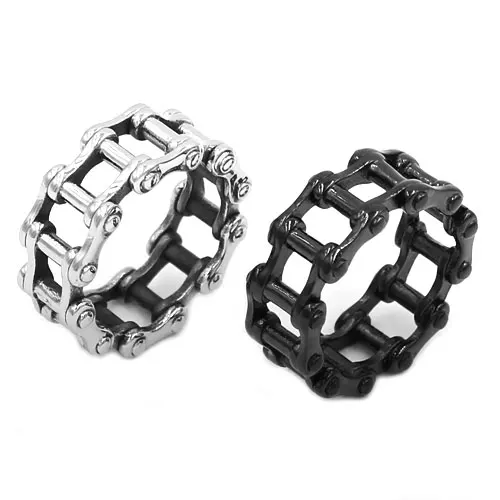 Оптовая продажа мотоцикла Байкер кольцо в виде цепочки из нержавеющей стали