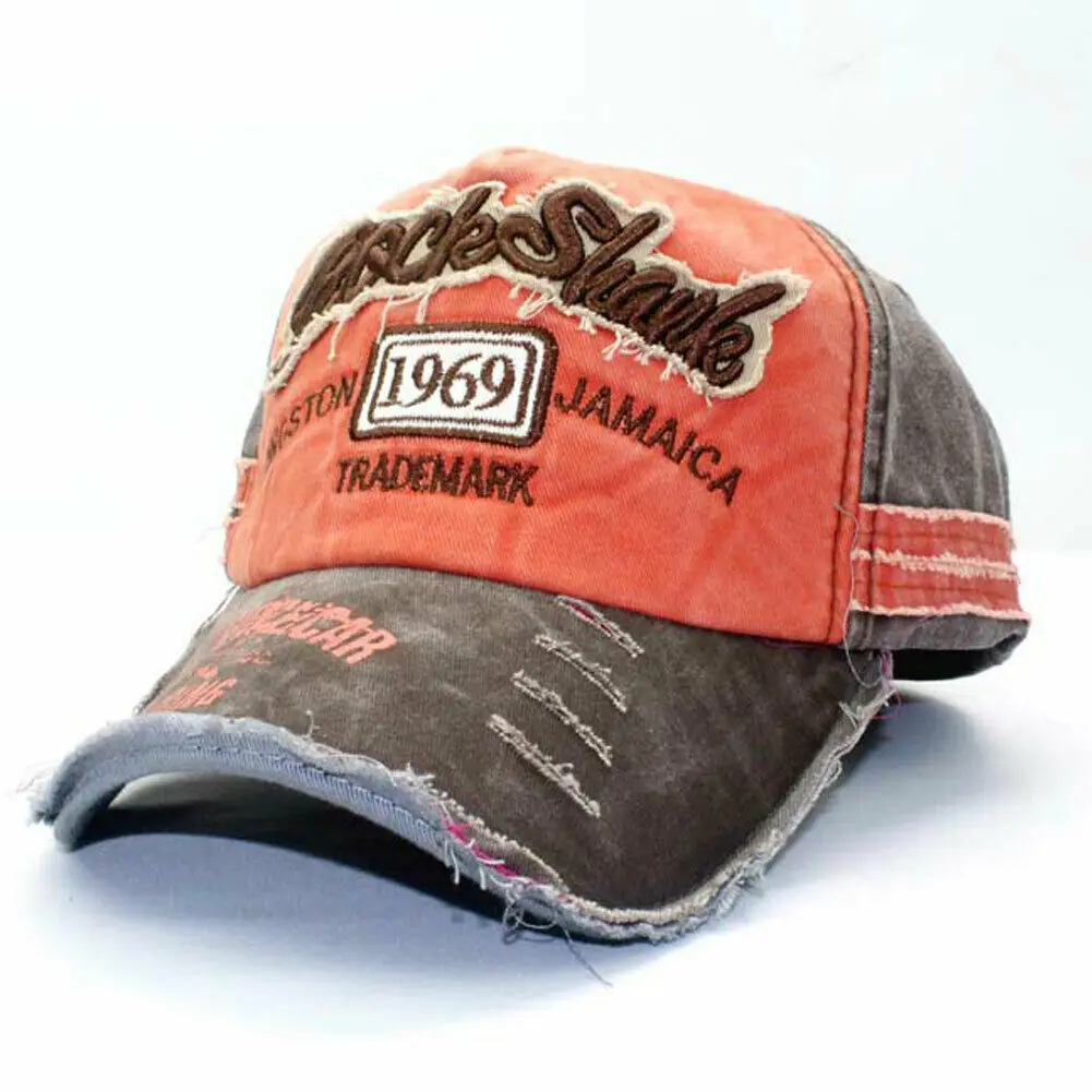 Кепка бейсбольная для мужчин и женщин регулируемая бейсболка в винтажном стиле