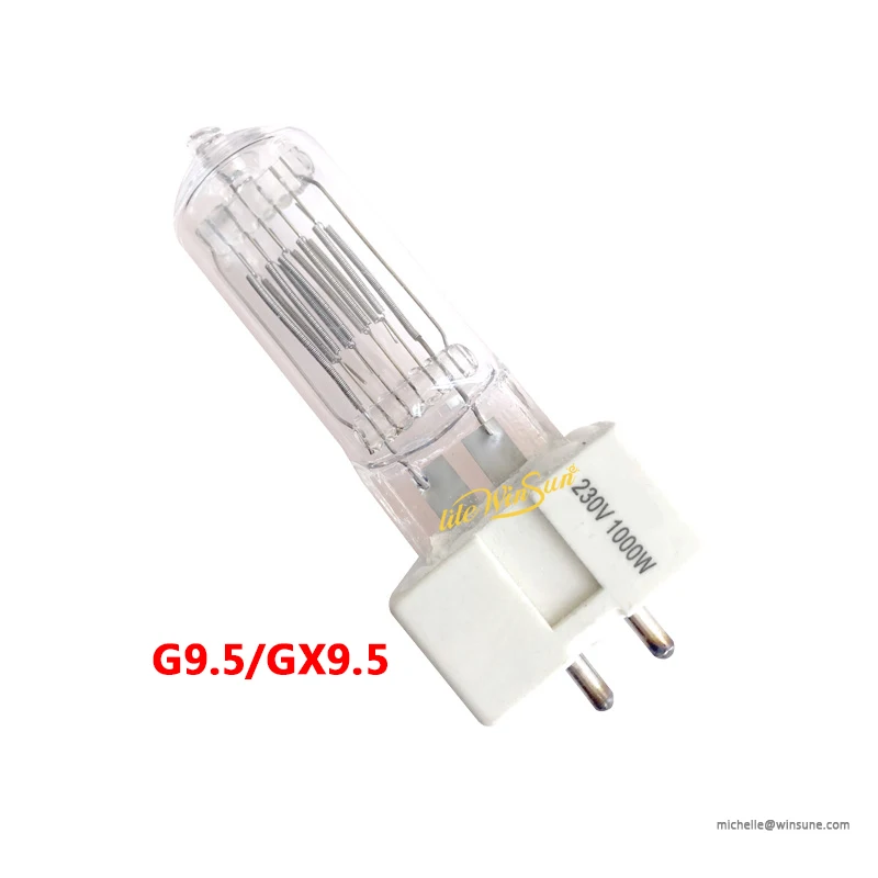 Litewinsune 4X FTL 230 В 1000 Вт лампа g9 5 gx9 CP70 Кварцевая галогеновая для пленки Sudio светильник