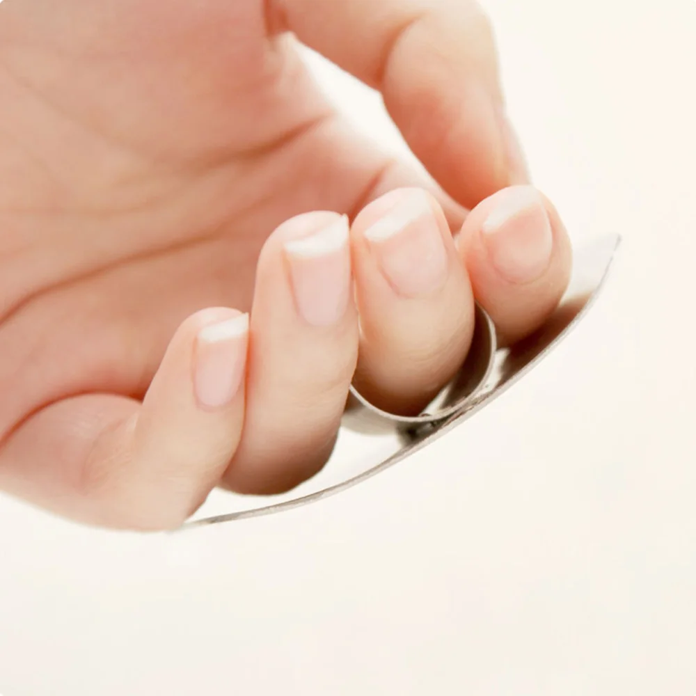 Защита для пальцев из нержавеющей стали LMETJMA защита не повреждает от порезов