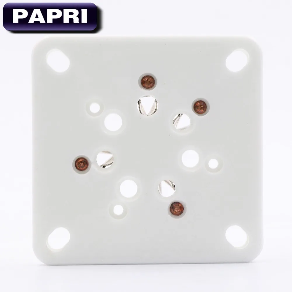 

10PCS Ceramic 7Pin Tube Socker Valve Base Chassis Mount Audio DIY Tube Amplifier For GM70 GM71 GM74 Etc